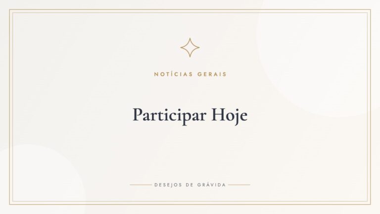 Participar Hoje