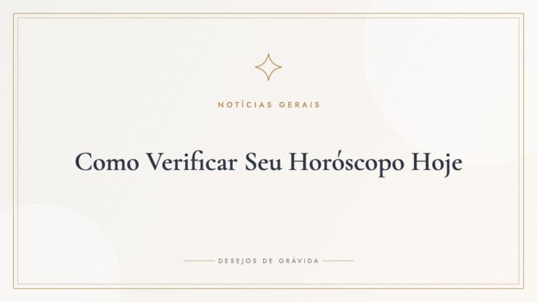 Como Verificar Seu Horóscopo Hoje