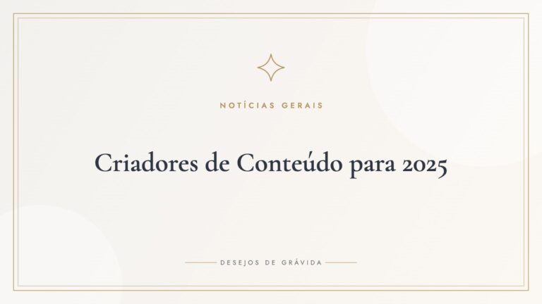 Criadores de Conteúdo para 2025